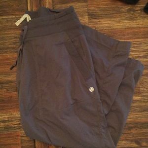 Lululemon Gray Capri Drawstring Pants